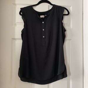 Loft Black Blouse